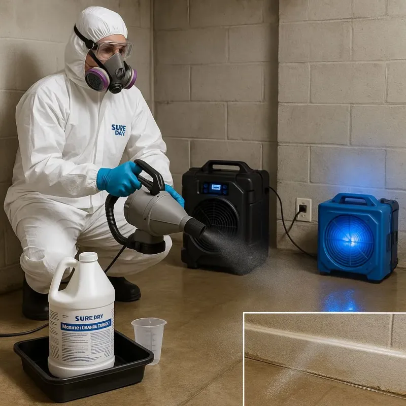 Sanitization and Odor Removal process in Florin, CA
